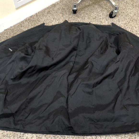 Hugo Boss Botticelli Lucca Sports Coat Size 56 Dark Gray Virgin Wool Blazer - Picture 7 of 9